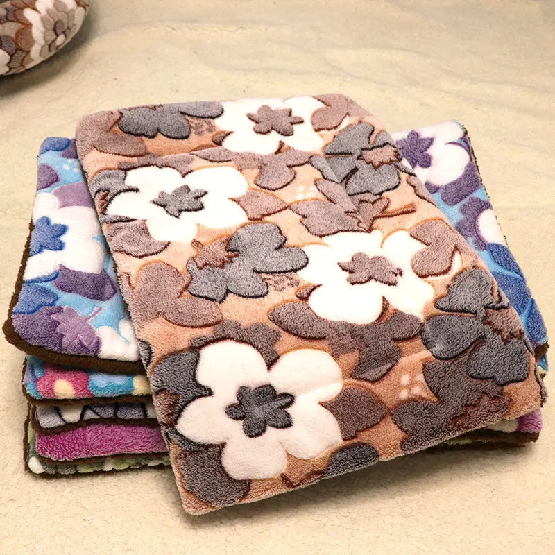 

Плюшевый подстилка для домашних питомцев, одеяло в стиле конуры, мягкий теплый матрас, одеяло для маленьких, средних и больших собак, кошек