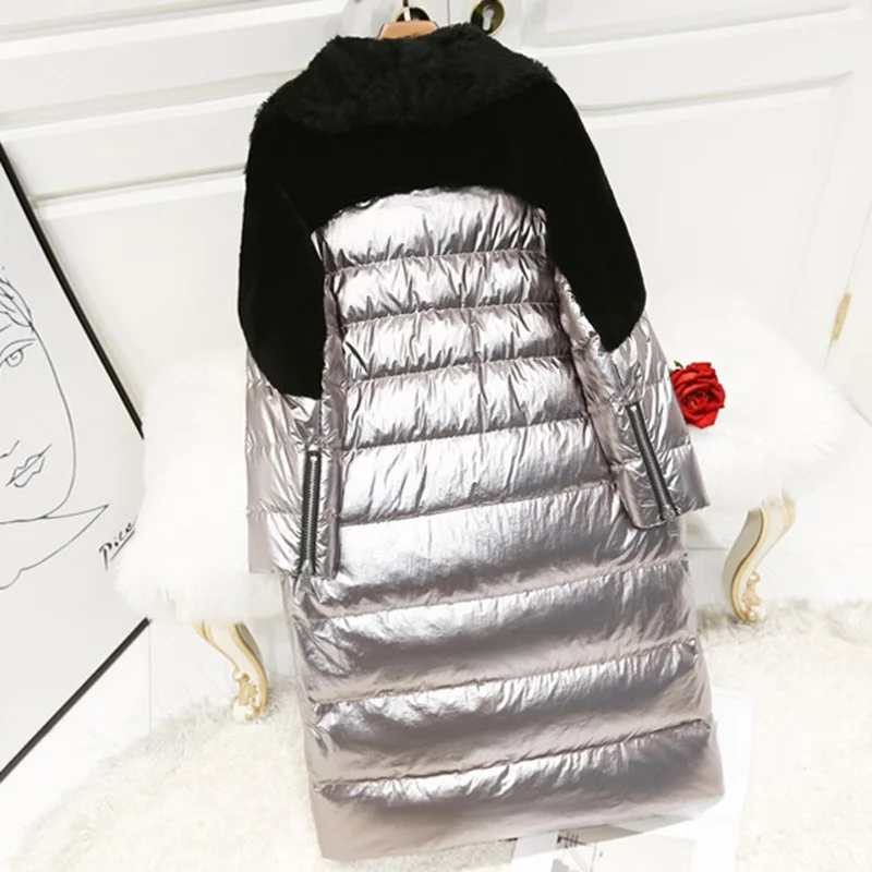 Пуховик женский зимний на белом утином пуху 2020 | Женская одежда