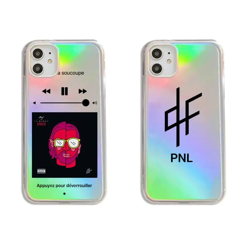 

PNL QLF Rapper Singer Phone Case Transparent for iPhone 7 8 11 12 se 2020 mini pro X XS XR MAX Plus