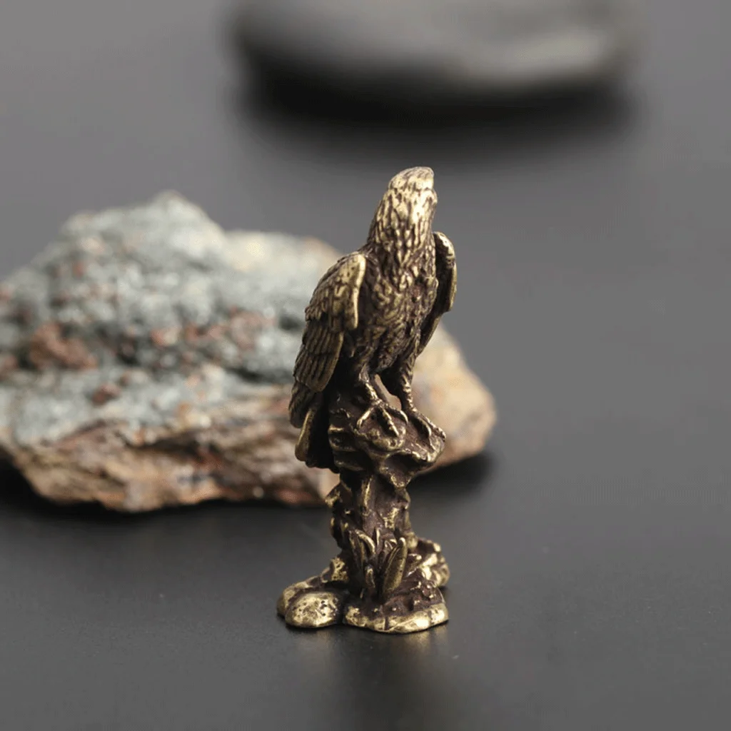 Латунная Статуэтка Eagle Hawk статуэтка животного декоративное украшение для стола