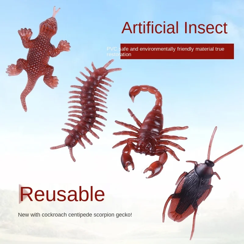 

Halloween simulation cockroach whole person toy tricky toy startle cockroach Xiaoqiang soft material cockroach