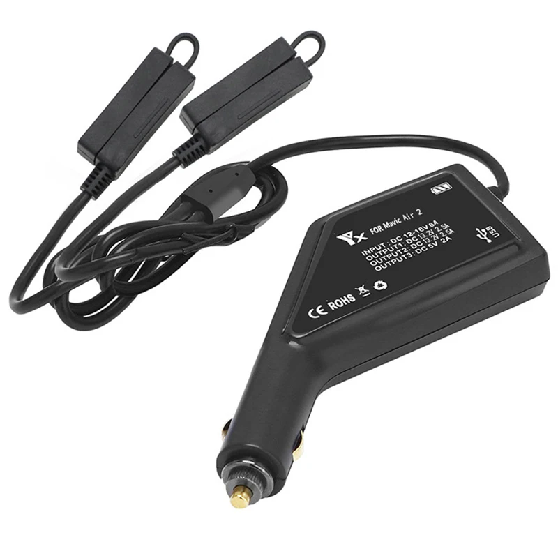 Car Charger for DJI Mavic Air 2 Battery Charging Hub Connector USB Adapter Multi | Электроника