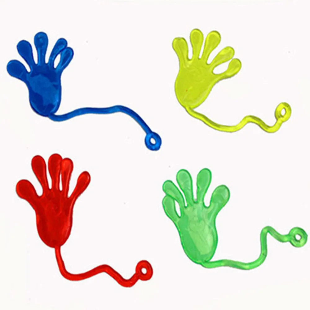 

10Pcs Elastically stretchable sticky palm Climbing hands toys
