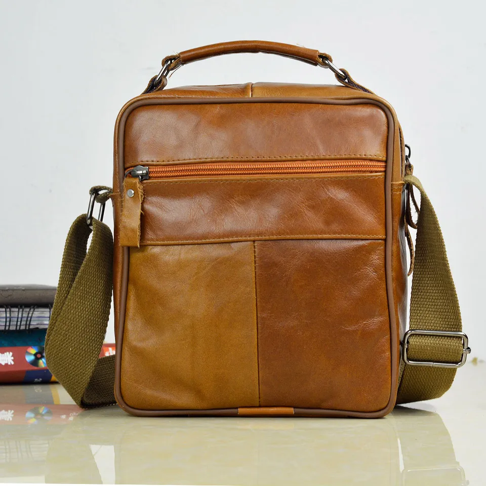 Мягкие сумки из натуральной кожи мужская кожаная деловая сумка-мессенджер