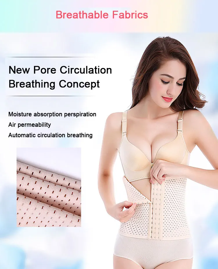 Rubick тонкий брюшной пояс послеродовой пояс для живота обертывание нижнее белье, дышащий тренажер талии для похудения Корректирующее белье Биндер для женщин