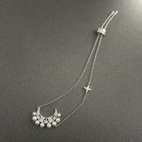 cheny s925 sterling silver september new product moon pearl adjustable fashionable temperament elegant bracelet women