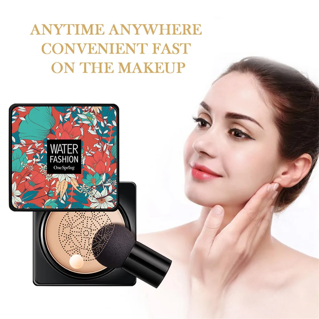 Грибы головы воздушная подушка Крем + Грибная губка Тональный Крем| |