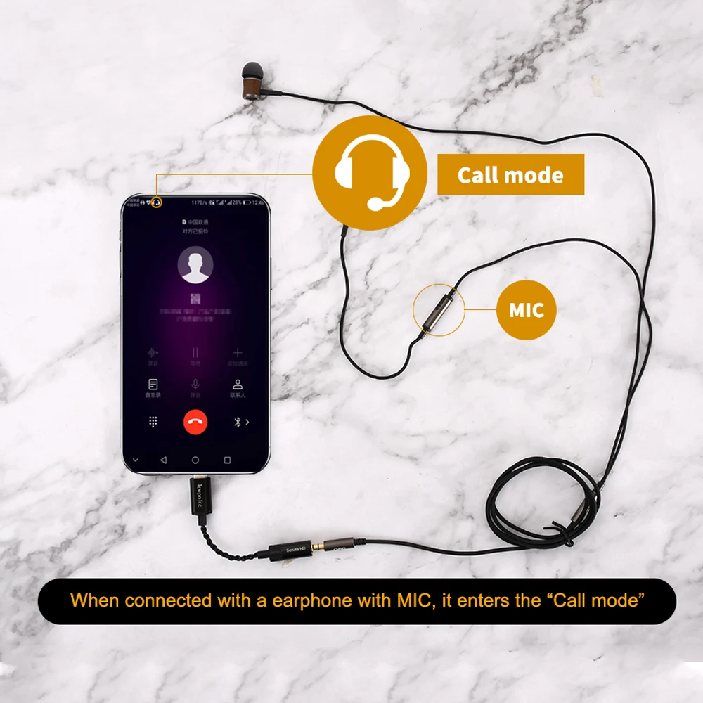 tempotec sonata hd ii es9270 type c to 3 5mm dsd128 headphone amplifier usb dac for android phone window10 mac free global shipping