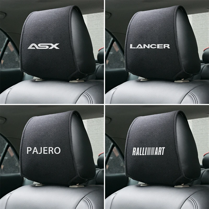 Чехол на подголовник автомобильного сиденья для Mitsubishi ASX Lancer Outlander RVR Pajero