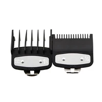2pcsset electric hair clippers limit comb haircut calipers electroplating limit comb positioning comb beard trimmer accessory