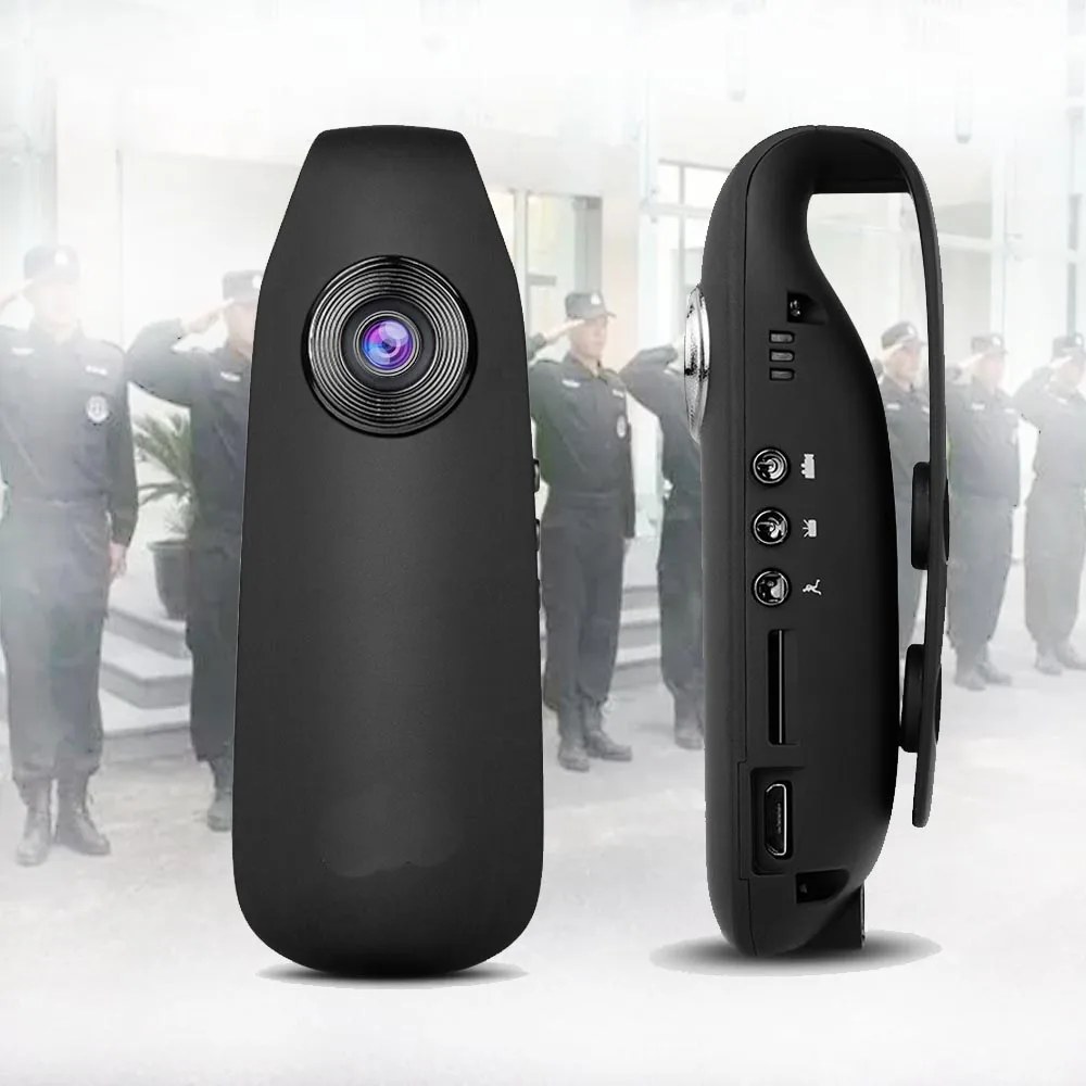 

JOZUZE 007 Mini Camera Portable Camcorder Voice Recorder Police Pen Camara Body Worn Camera Loop Recording Cam Motion Detection