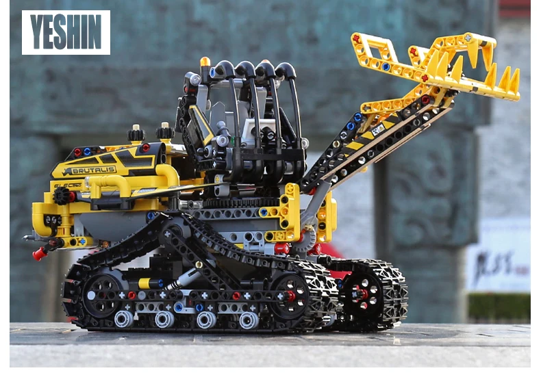 Technic Loader RC Motor function Car Совместимость с новым 42094 гусеничный погрузчик Набор строительных блоков Кирпичи Детские рождественские игрушки