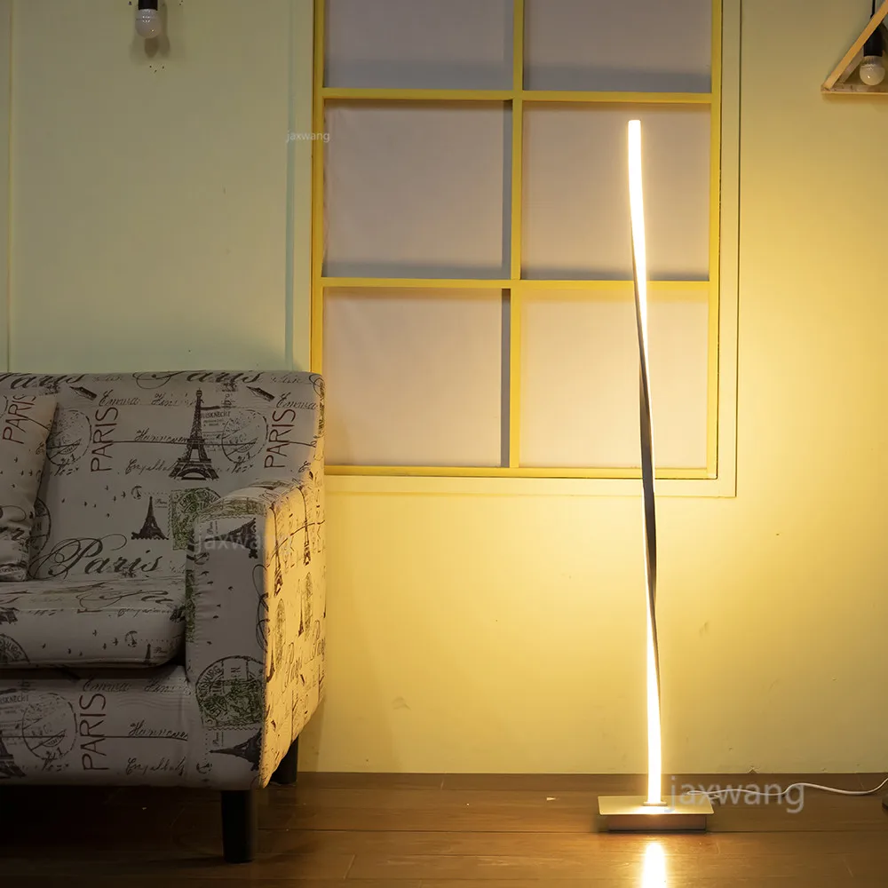 Регулируемая светодиодная лампа современная простая Напольная Лампа стоячий