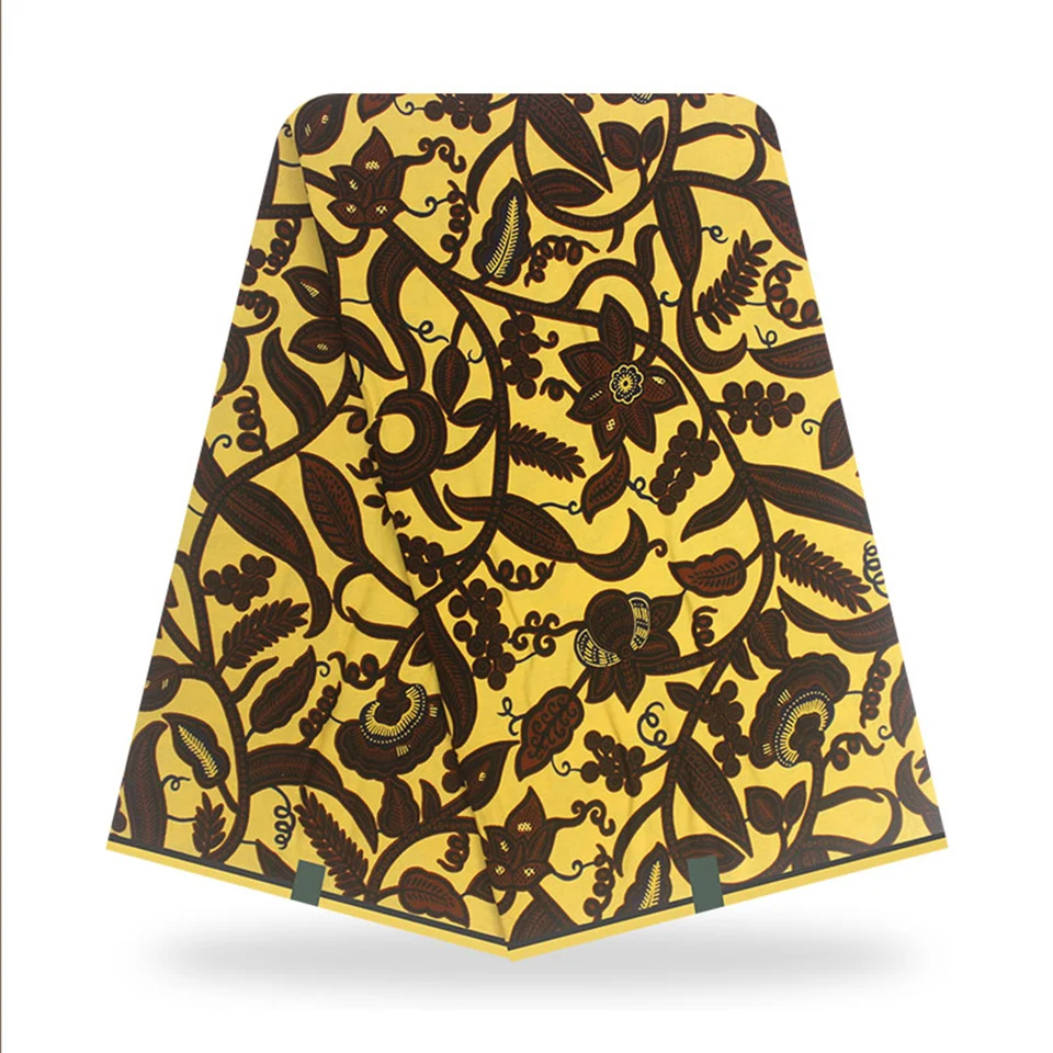 

6 Yards Mitex Wax Print/ African Fabrics Kitenge/Pagnes/Tissues Africain/ Lapa/Chitenge Y-668