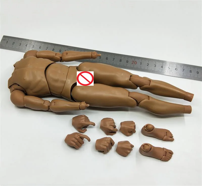 

Hot Sales Scale 1/6th Male COO Body Figures Hand Foot Of Mini Times Toys M023 Model For Usual 12 inch Doll Action Collectable