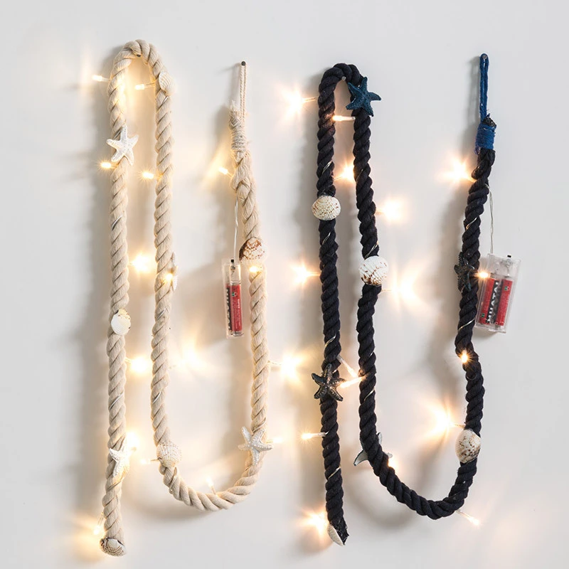 

Outdoor Decorative LED Lamp Rope Lights Christmas Decoration Seastar Shell Shape Rope Lights(without Batteries)