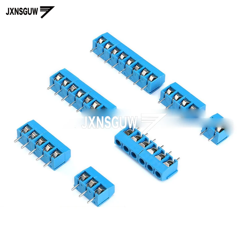 20PCS Terminal KF301 2P 3P Spacing 5.0MM Can be spliced Screw type 300V/16A