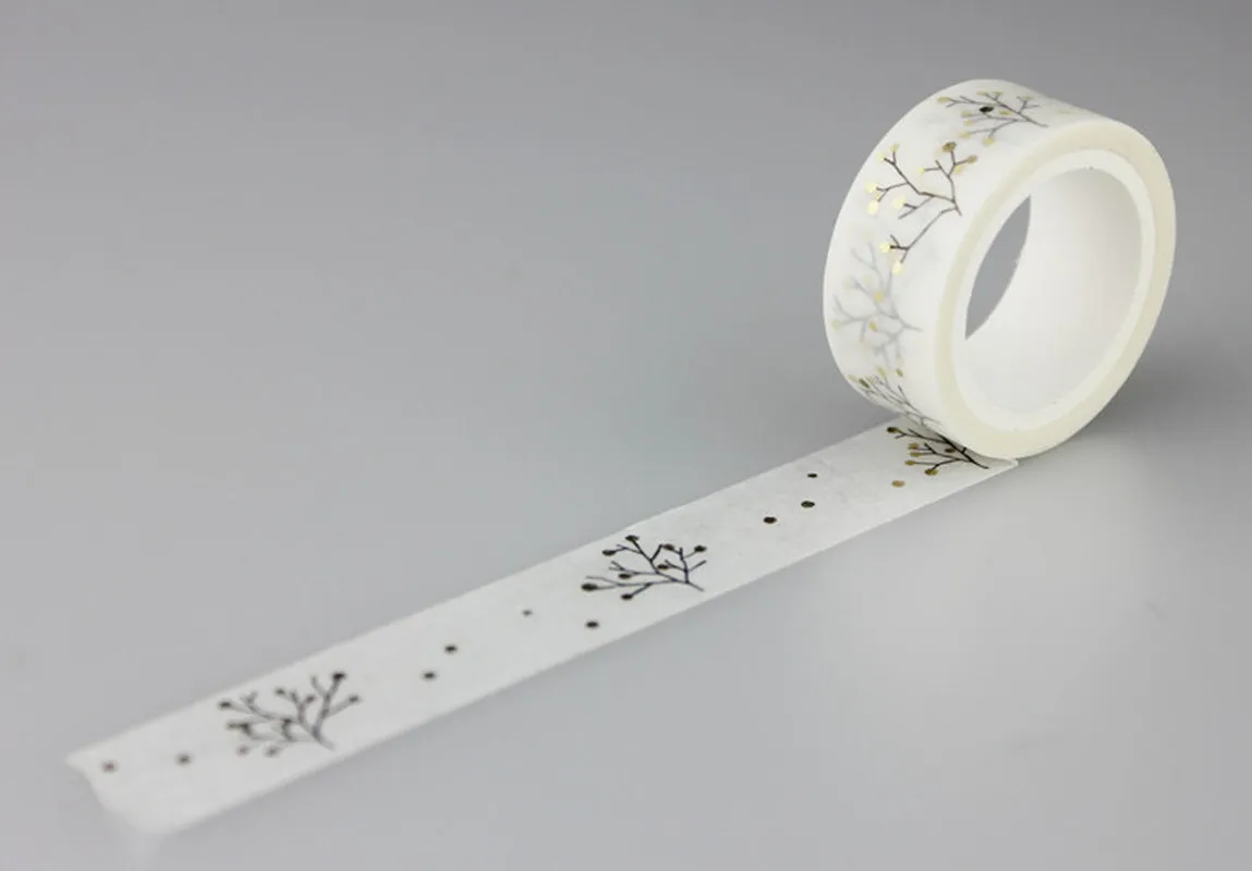 1 упаковка черная луна звезды Васи бумага Маскировочные ленты 1,5 см X 5 м Diy Скрапбукинг сердце наклейка s Наклейка для Обертывания подарков