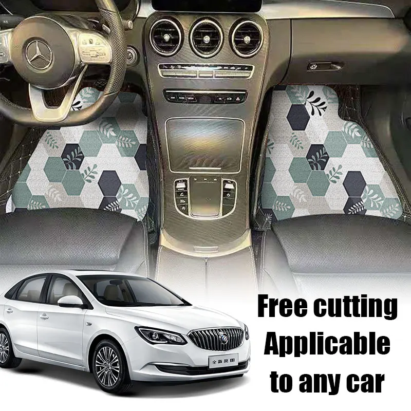 

Custom Any Car Floor Mats Cuttable Shape PVC Silk Loop Car Floor Carpet Pads Accessories Outdoor Anti-slip Dust-proof Doormat