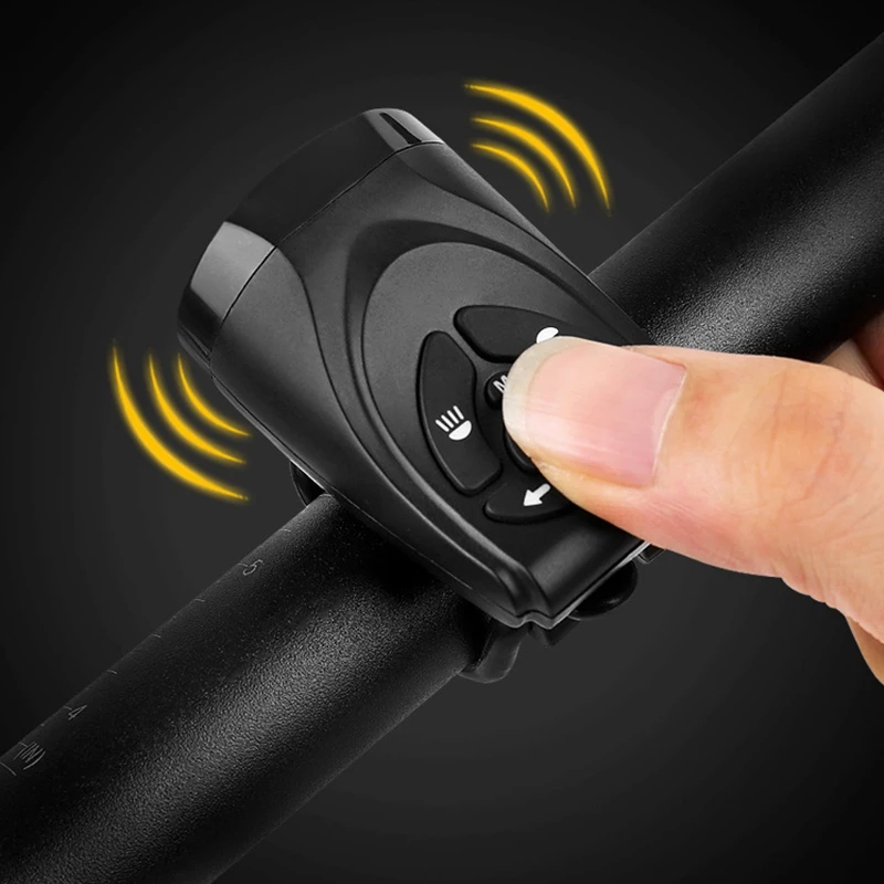

USB Rechargeable Bicycle Light Wireless Smart Remote Control Turn Signal Tail Light Horn Bike LED Lamp Bike Accessories