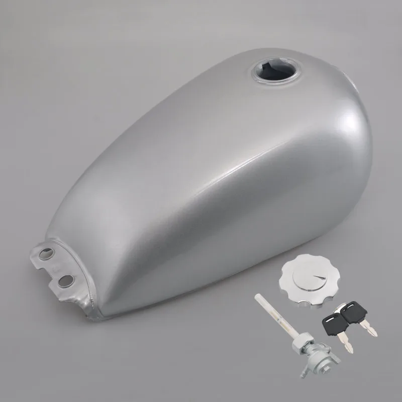 Универсальный топливный бак 9L 2 4 дюйма Cafe Racer металлический подходит для Suzuki GN 125