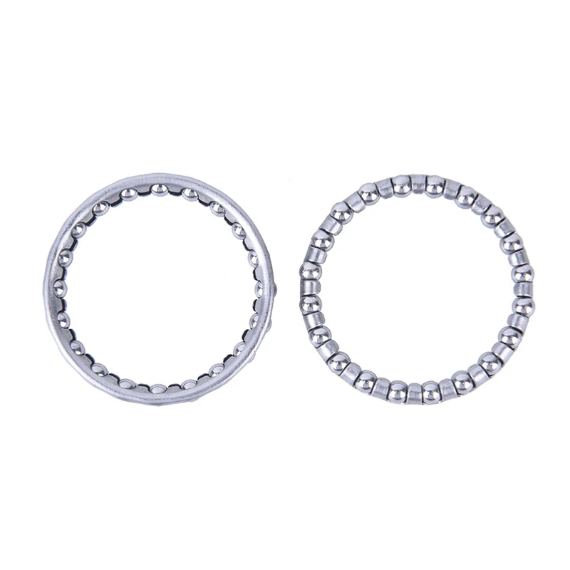 

2pcs metal silver Bicycle Bike Headset Caged Ball Bearing Race Cycling Bearing
