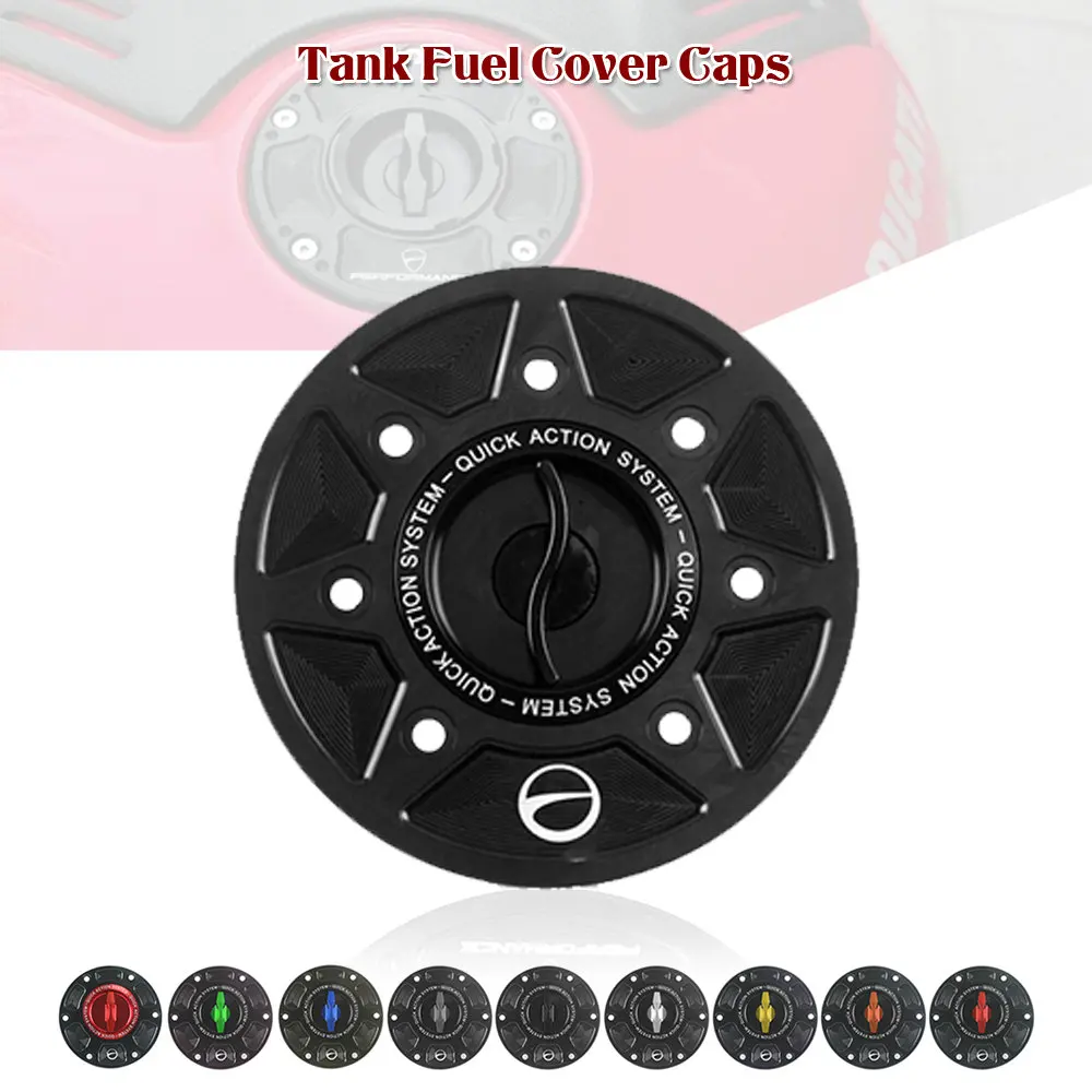 Motorcycle CNC Accessories Quick Release Key Fuel Tank Gas Oil Cap Cover for KAWASAKI Z650 Z900 ZX6R 636 2017-2020