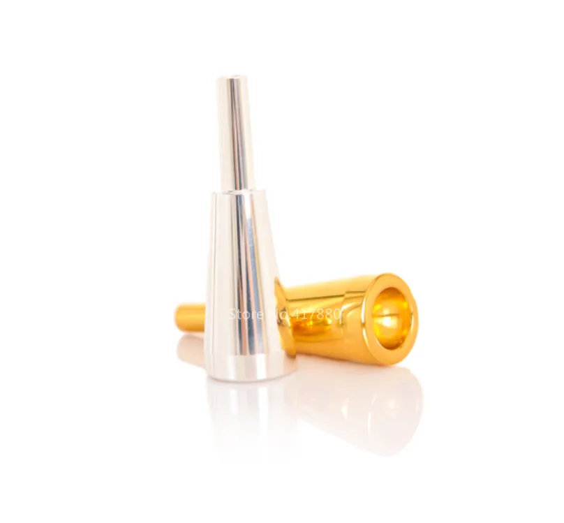 MARGEWATE Bb мундштук для трубы Латунная Труба с серебряным и золотым покрытием