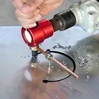 Электрические ножницы, инструмент для резки листового металла, резак, насадка на дрель, регулируемая головка, резак на 360 градусов, электрическая дрель