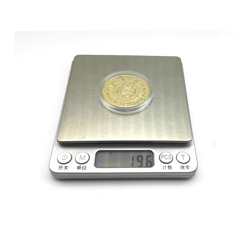 

Maya Memorial Coin Pyramids Coins American Non-currency Aztec Mexico Foreign Calendar Prophecy Culture Christmas Coins Souvenirs