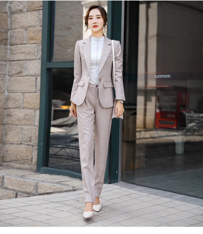 IZICFLY красный брючный костюм новый осенне-зимний офисный стиль Блейзер комплект с