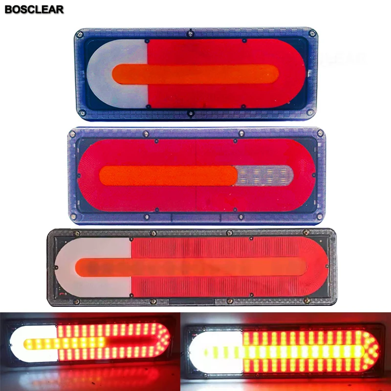 2 шт. светодиодные задние фонари для грузовиков 24 В | Автомобили и мотоциклы