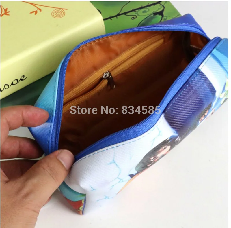 

Anime NO GAME NO LIFE PU Leather Pen Pouch Sora/Shiro Cosmetic Bag Pencil Case