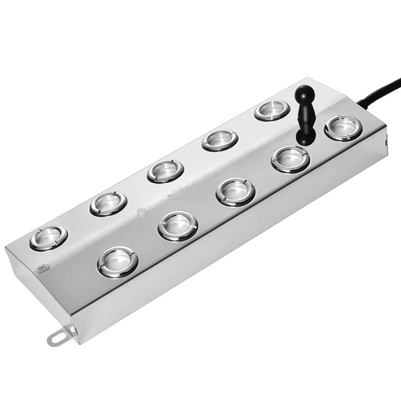 

10 Head Ultrasonic Mist Maker Water Fogger Ultrasonic Atomizer Air Humidifier Water Mist Evaporator Vaporizer for Hydroponics