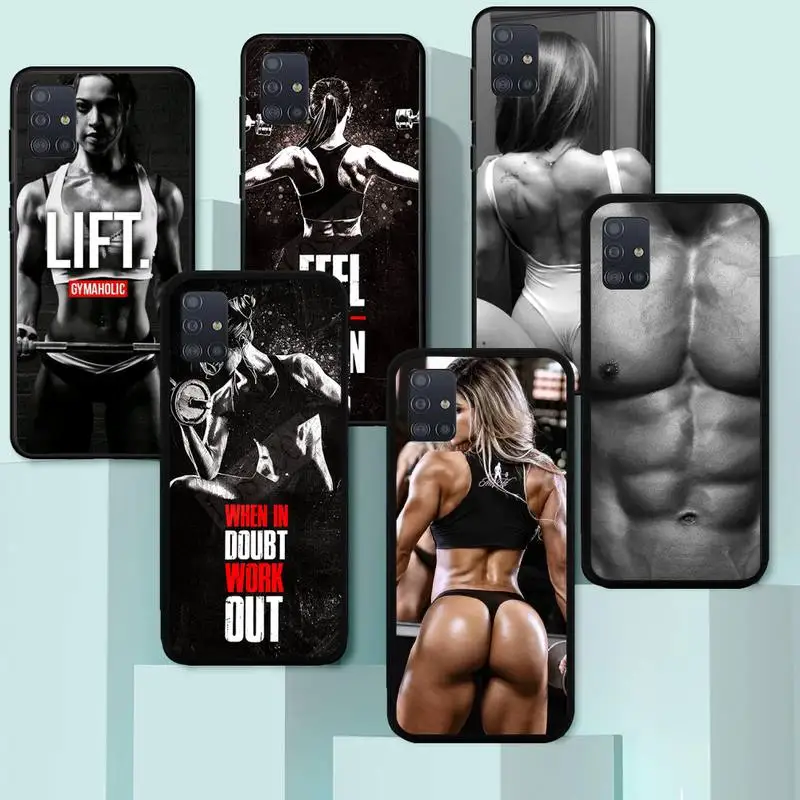 

Bodybuilding Gym Fitness Muscle Phone Case For Redmi 5 5A Plus 6 S2 7 7A 8 8A 9 9A K20 30 4X Pro Fundas Cover