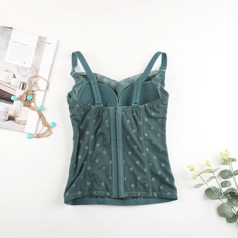 Женский кружевной корсет Missomo облегающий в горошек|corset fashion|fashion corsetcorset polka dot |