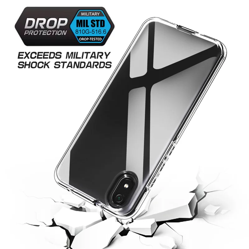 Ультратонкий прозрачный противоударный бампер силиконовый чехол для Xiaomi Redmi 7A Note