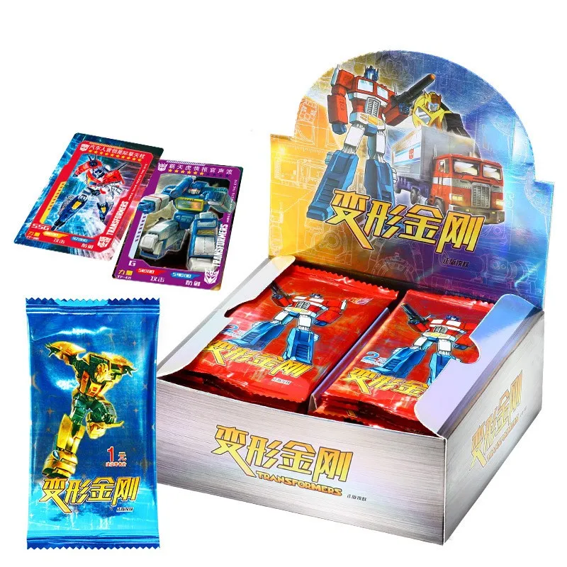 2021 nueva 240-288 Uds deformaci&oacute;n Robot colecci&oacute;n tarjetas de ni&ntilde;os chicos cumplea&ntilde;os regalo juego de mesa para cartas juguetes para Navidad en familia-3