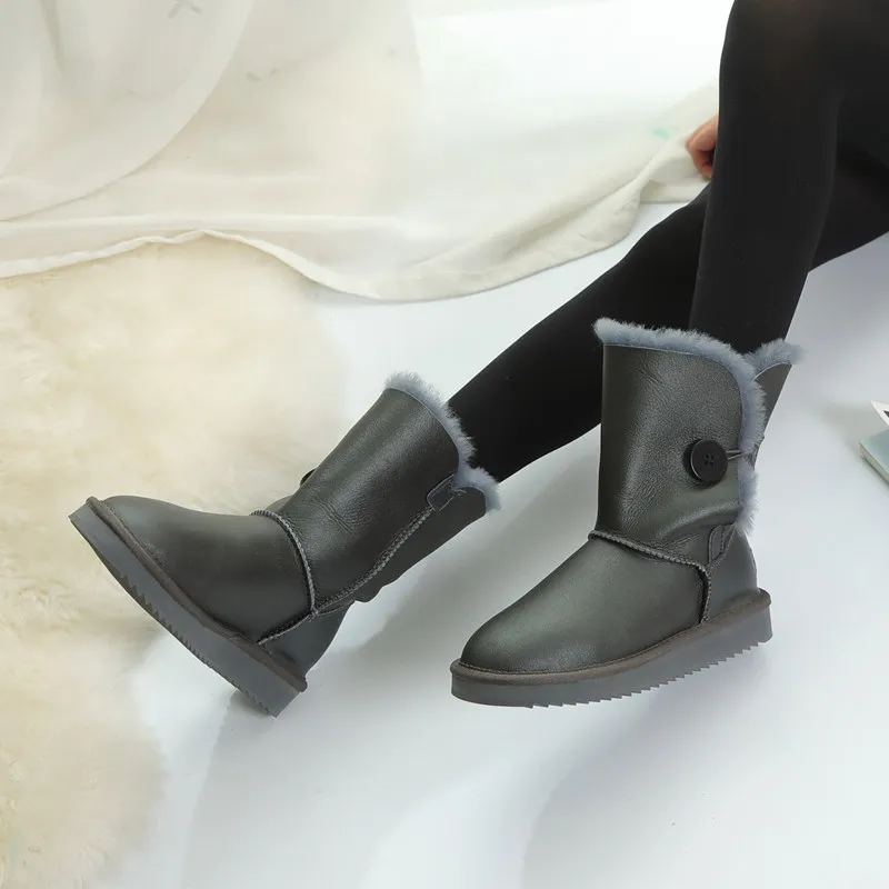 Новинка Высококачественные женские зимние ботинки в австралийском стиле Зимние
