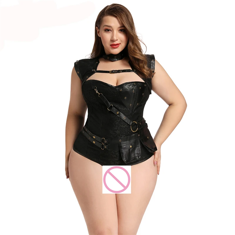 

Renaissance Medieval Corset Women Retro Dress Steampunk Leather Gothic Sexy Corsage Bodice Viking Pirate Cosplay Fancy Costume