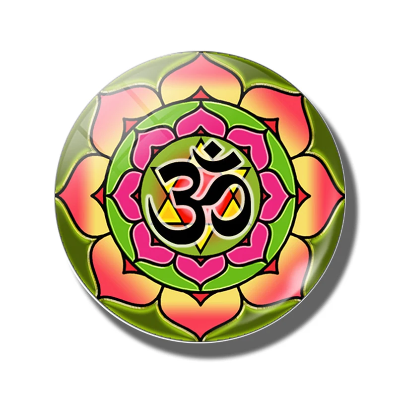 Магнит на холодильник символ йоги | Дом и сад