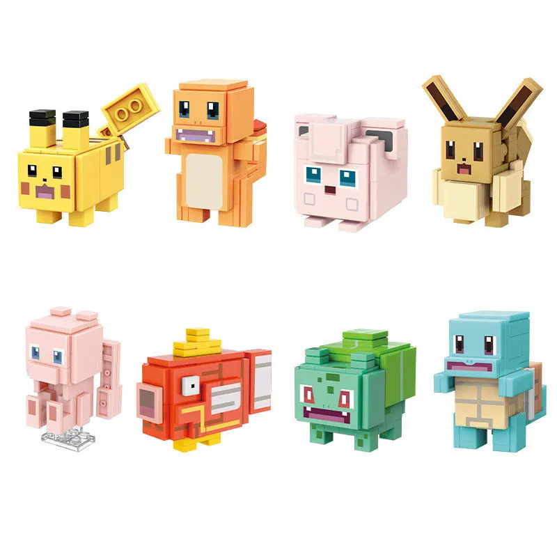 

PokÃ©mon Big Adventure Blind Box Building Blocks Pokemon Pikachu and Ibrahimovic Assembled Small Particle Building Block Toys
