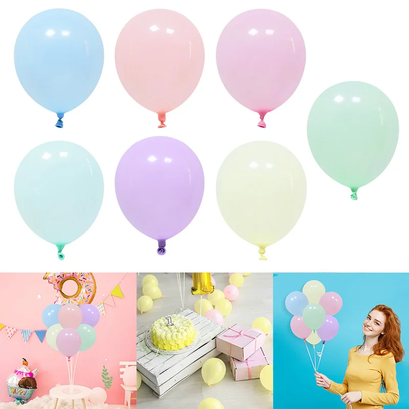

30pcs Multicolor Macaron Latex Balloon Pastel Candy Balloons Wedding Birthday Party Decoration Baby Shower Backdrop Supplies
