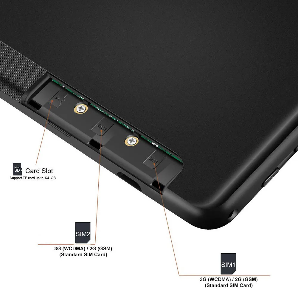 Новый оригинальный 10 дюймовый планшетный ПК Android 9 0 Google Market 3G телефонные звонки