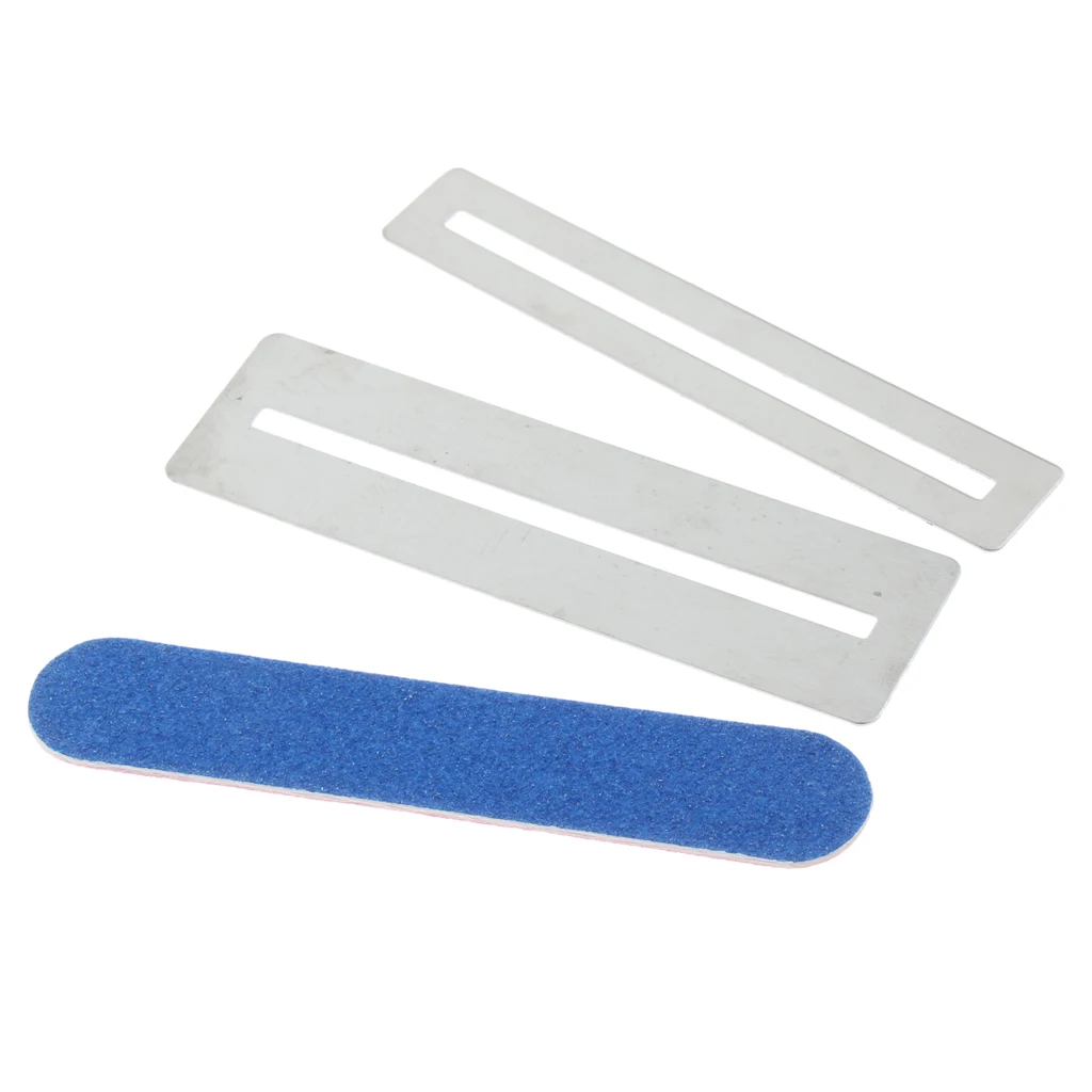 

1 Set Guitar Fingerboard Fret Guard+Fretwire Sanding Polish for Guitarist