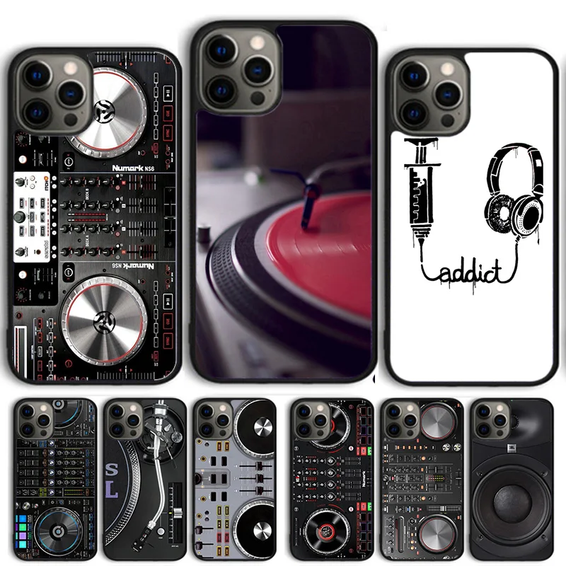 Профессиональный DJ контроллер виниловый чехол для телефона iPhone 13 12 Pro Max mini 11 XS X XR 5