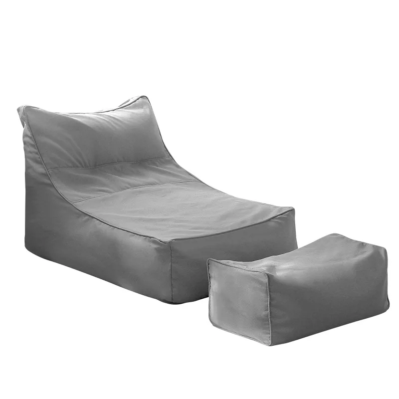 Ленивый Кресло мешок покрытия без наполнителя буфами на рукавах диван детские