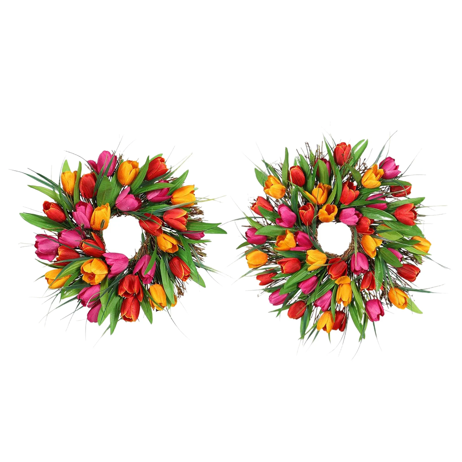 

Door Wreath Brightens Front Door Decor for Wedding/Birthday/Living room Decoration (30cm/40cm)