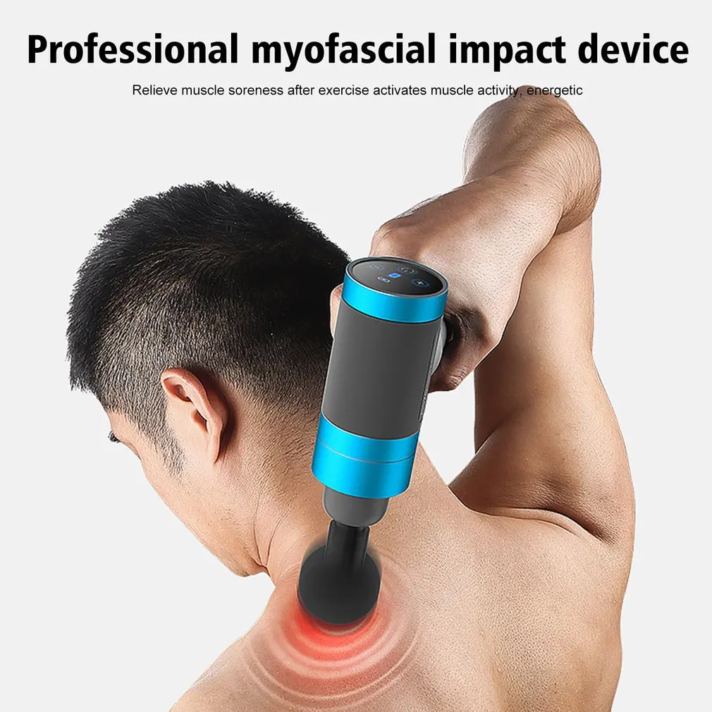 

5 Speed Shifting Portable Electronic Therapy Massage Gun Percussive High Frequency Vibration Muscle Massager