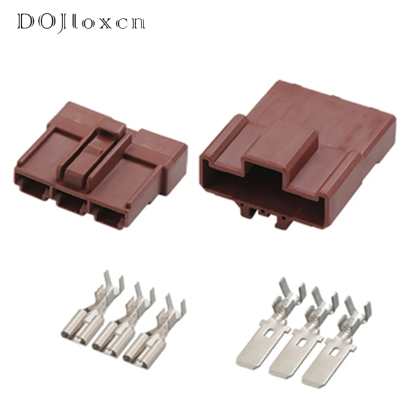 

1/5/10/20/50/Sets 3 Pin Way 7.8mm Brown Sumitomo HD Series Electric Wire Harness Male Female Auto Connector 6098-0208 6098-0210